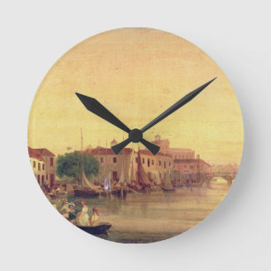 The Careenage, Bridgetown, Barbados, c.1848 Round Clock