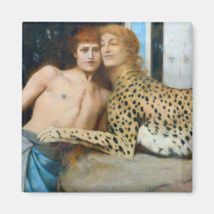 The Caresses, Fernand Khnopff Magnet