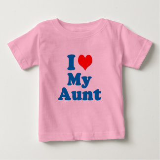 The Cariad Collection - I Heart My Aunt Baby T-Shirt