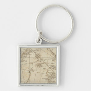 The Caribbean Islands, the Virgin Islands Key Ring