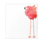 The Caribbean Pink Flamingo Notepad