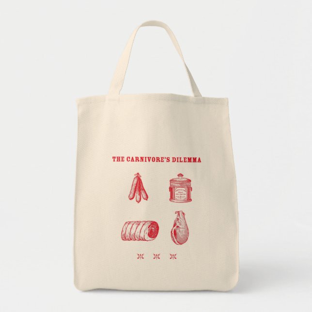 The Carnivore's Dilemma Tote (Front)