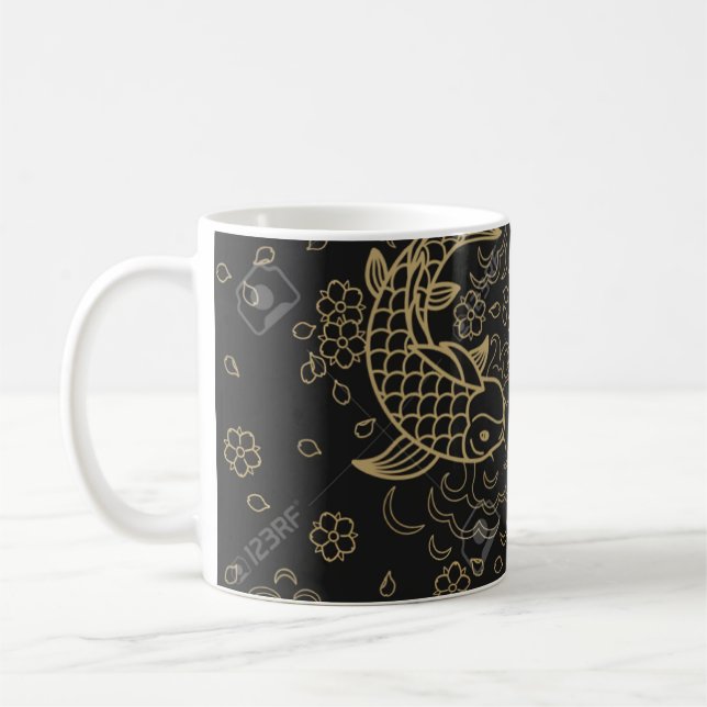 The carp is a symbol of good fortune Mugs & Cups (Left)