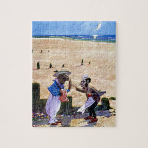 The Carpenter and the Walrus - Alice in Wonderland Jigsaw Puzzle