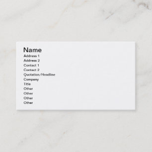 The Carpenter's Workshop, from the Workshops of th Business Card