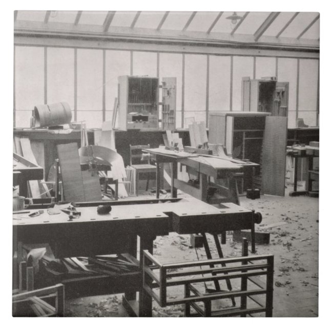 The Carpenter's Workshop, from the Workshops of th Ceramic Tile (Front)