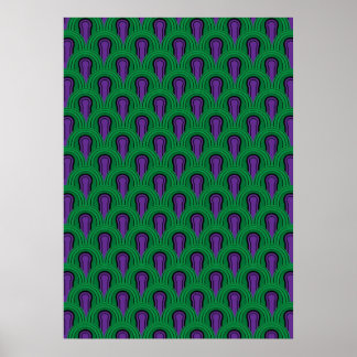 The carpet from room 237 from The Shining Poster