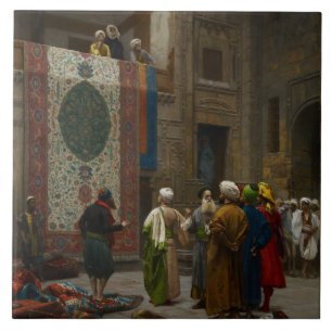 The Carpet Merchant, c.1887 (oil on canvas) Ceramic Tile