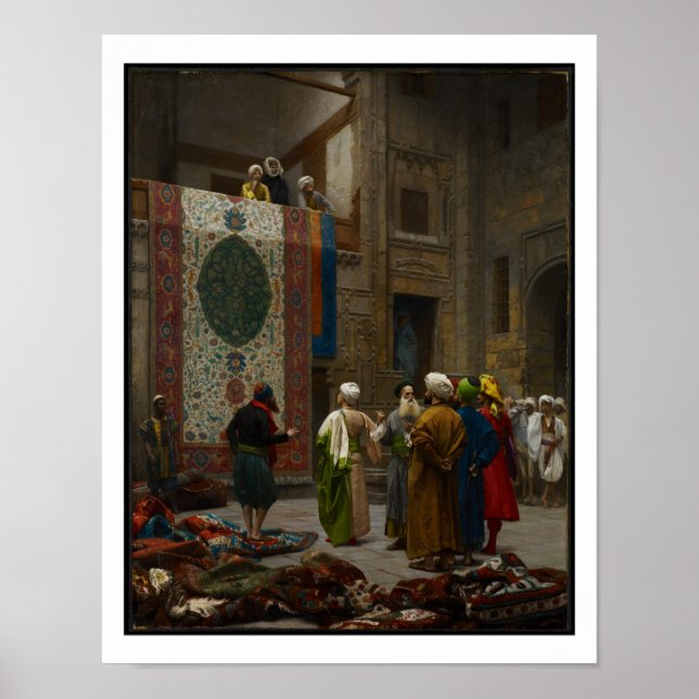 The Carpet Merchant, c.1887 (oil on canvas) Poster (Front)