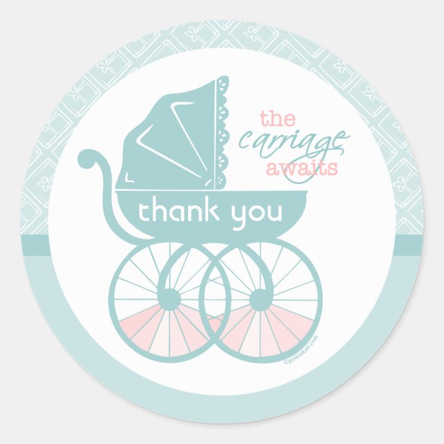 The Carriage Awaits Classic Round Sticker (Front)