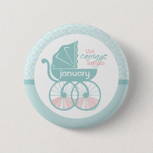 The Carriage Awaits v1 6 Cm Round Badge