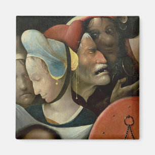 The Carrying of the Cross showing three faces Magnet