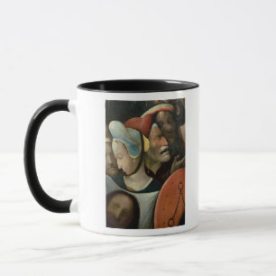 The Carrying of the Cross showing three faces Mug