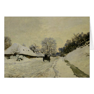 The Cart, or Road under Snow at Honfleur, 1865