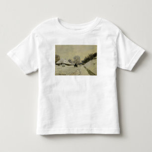 The Cart, or Road under Snow at Honfleur, 1865 Toddler T-Shirt