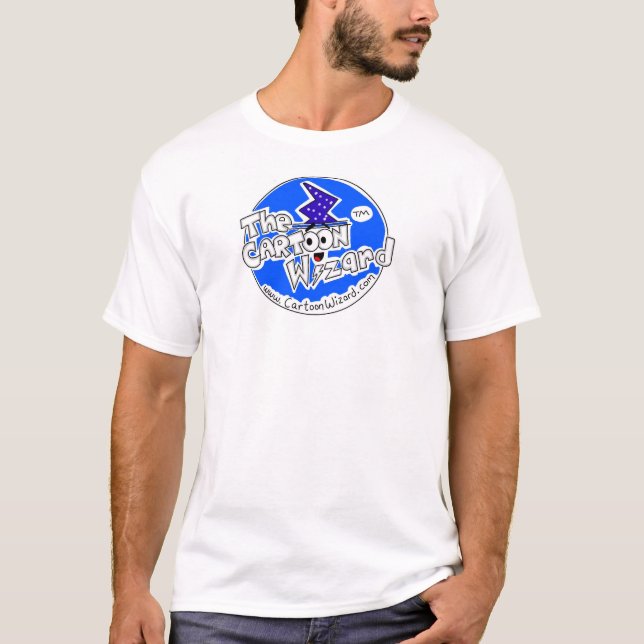 The Cartoon Wizard Logo T-Shirt (Front)