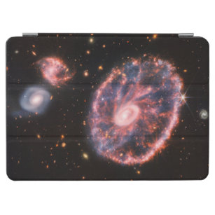The Cartwheel Galaxy And Its Companion Galaxies. iPad Air Cover