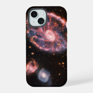 The Cartwheel Galaxy And Its Companion Galaxies. iPhone 15 Case
