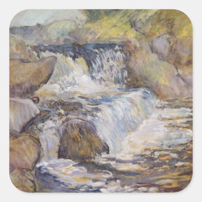 The Cascade Square Sticker (Front)