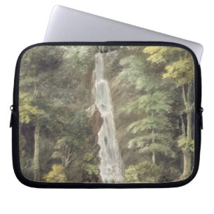 The Cascade Waterfall at Hestercombe Gardens (w/c Laptop Sleeve