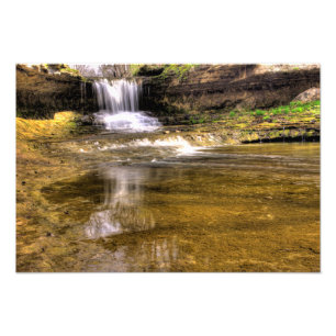 The cascades at Glen Helen Nature Reserve, Ohio Photo Print
