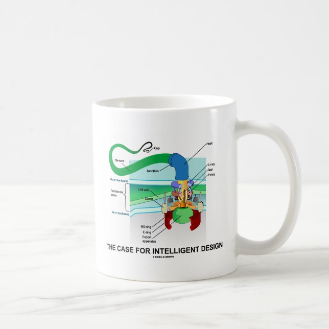 The Case For Intelligent Design (Flagellum) Coffee Mug (Right)