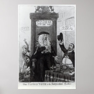 The Casting Vote, or the Independant Speaker Poster