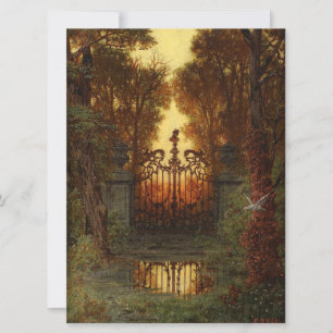 The Castle Gate (by Ferdinand Knab) Card