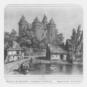 The Castle of Combourg Square Sticker
