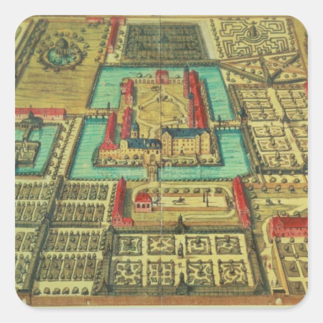 The Castle of the Prince of Kothen Square Sticker (Front)