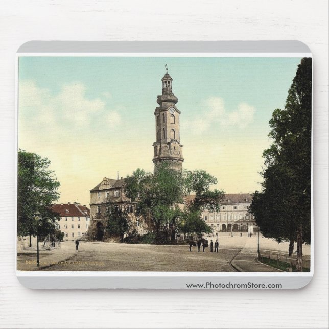 The castle, Weimar, Thuringia, Germany rare Photoc Mouse Pad (Front)
