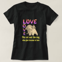 The cat and dog lesson in love