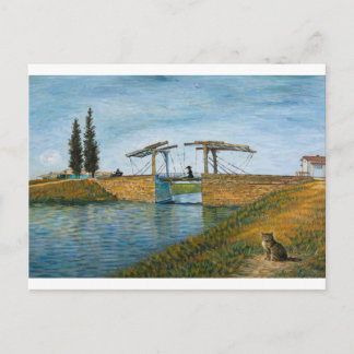 The Cat at Langlois Bridge Postcard