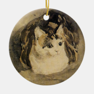 The Cat (by Gwen John) Ceramic Ornament