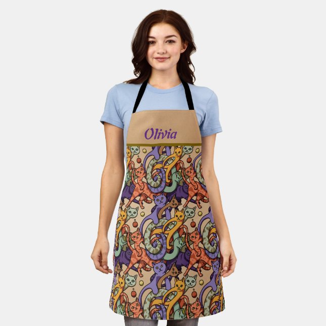 The Cat Constellation Apron (Worn)
