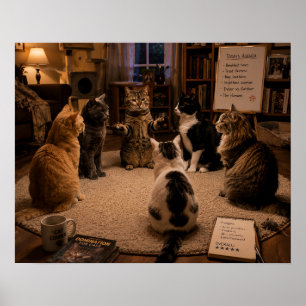 The Cat Council Meeting Poster