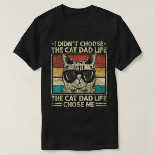 The Cat Dad Life Father's Day Cat Daddy Kitten T-Shirt