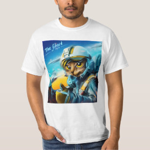 " The Cat Ghost Of Kyiv Ukraine Design Unisex " T-Shirt