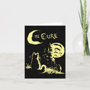 The Cat Gothic Retro Cat Lover Men Women Kids  Card