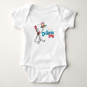 The Cat in the Hat   Dr. Seuss Day Baby Bodysuit