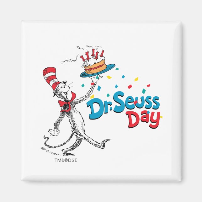 The Cat in the Hat | Dr. Seuss Day Magnet (Front)
