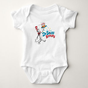 The Cat in the Hat   Dr. Seuss's Birthday Baby Bodysuit