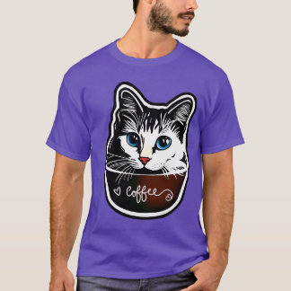 The Cat Inside a Cup Of Coffee T-Shirt