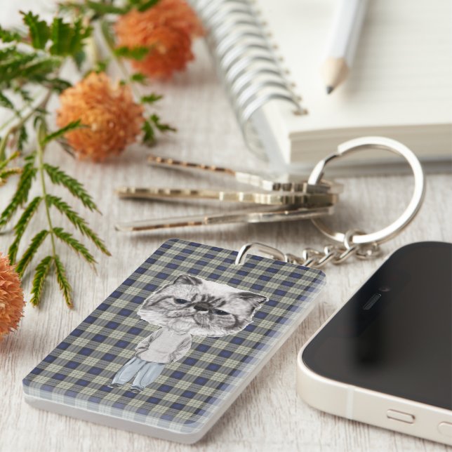 the cat key ring (Front Right)