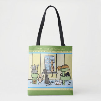 The Cat Life Cat Lover's Tote Bag