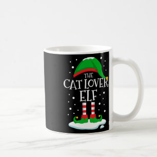 The Cat Lover Elf Christmas Family Matching Xmas D Coffee Mug
