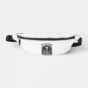 The Cat Moon Cat Tarot Card Major Arcana Vintage V Bum Bags