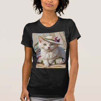 The cat on the beach. T-Shirt