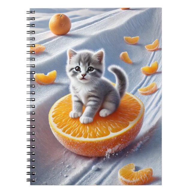The Cat on the Orange Notebook (Front)