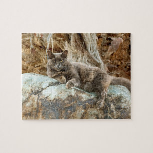 The Cat   Pillow Case Jigsaw Puzzle